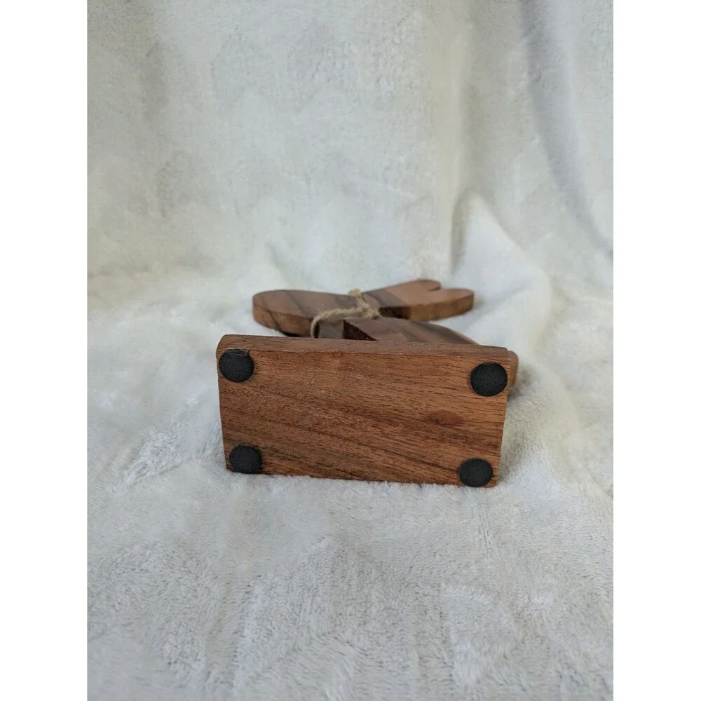 New Cut Out Wood Bunny Decor